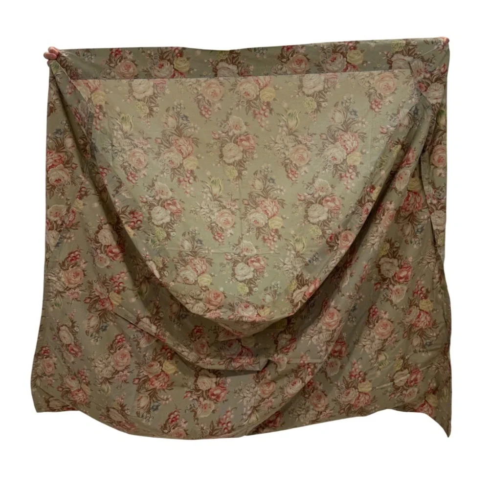Vintage Ralph Lauren Charlotte Sage Green Cottagecore Floral Duvet Comforter